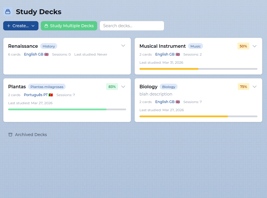 Study Decks
